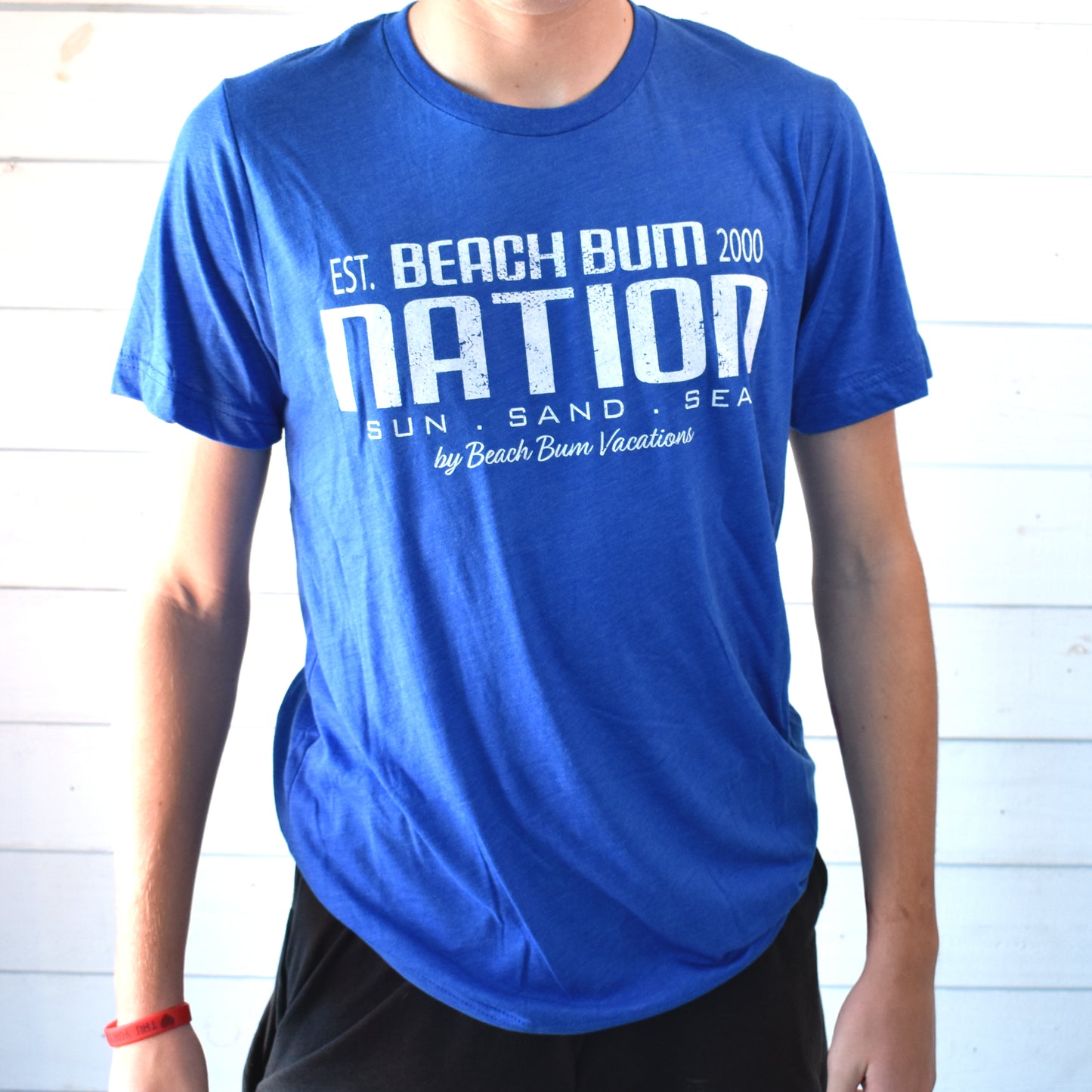 Tri-Blend Travel Tee - Blue