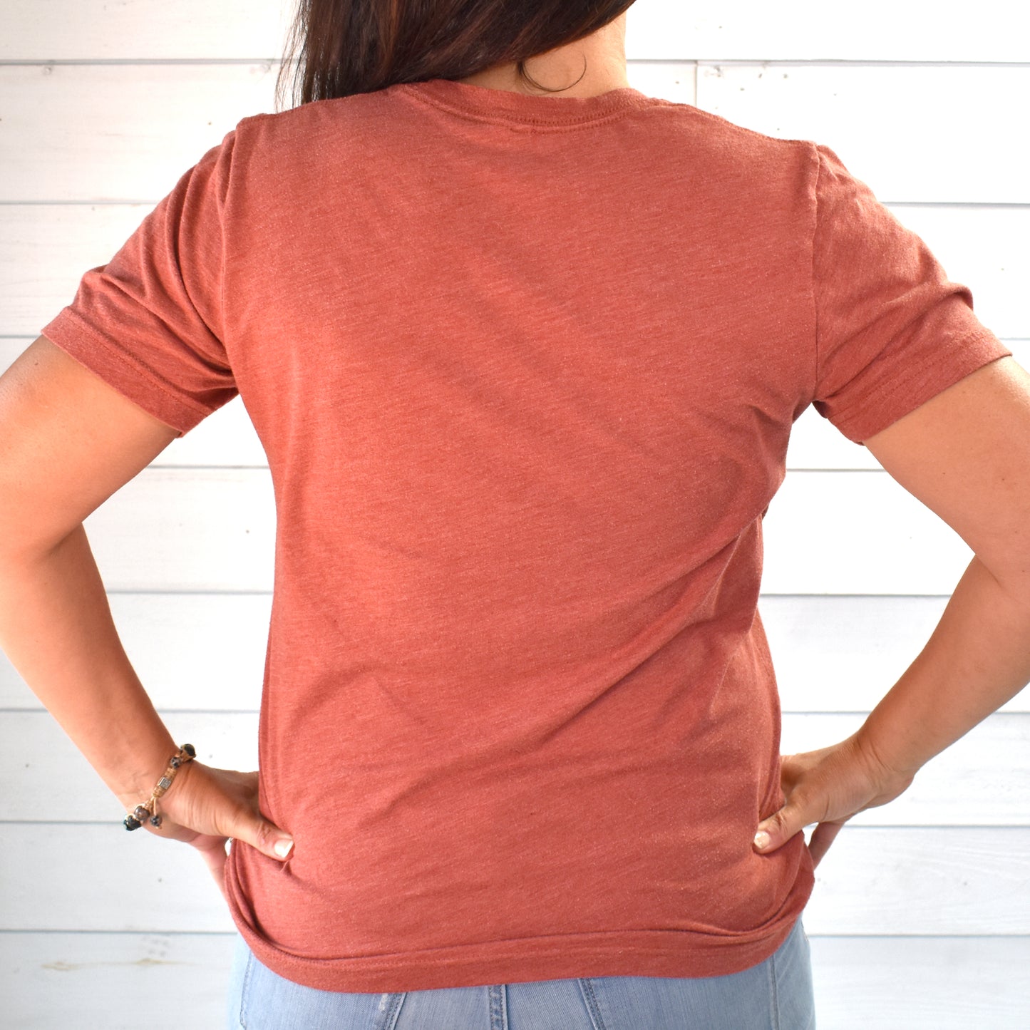 Tri-Blend Travel Tee - Rust