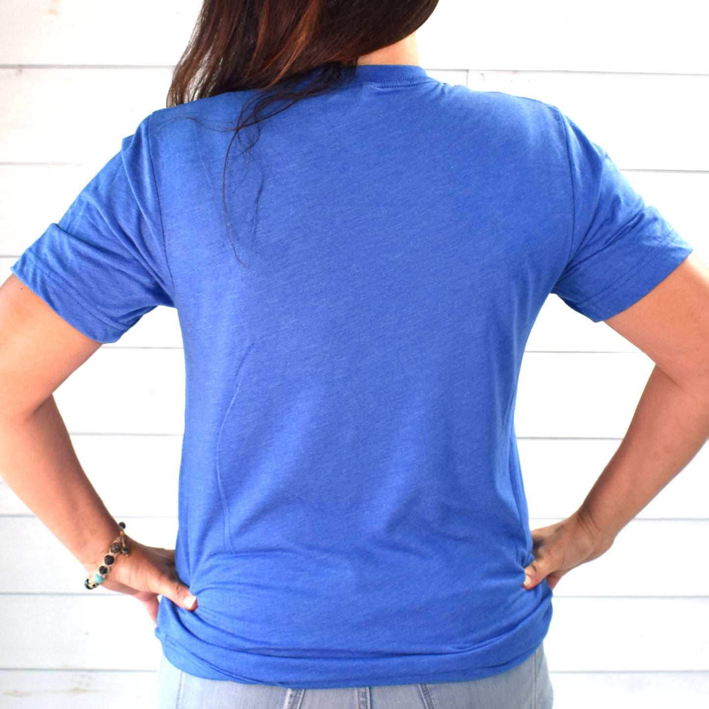 Tri-Blend Travel Tee - Blue