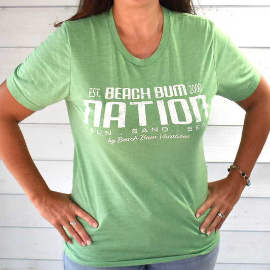 Tri-Blend Travel Tee - Green