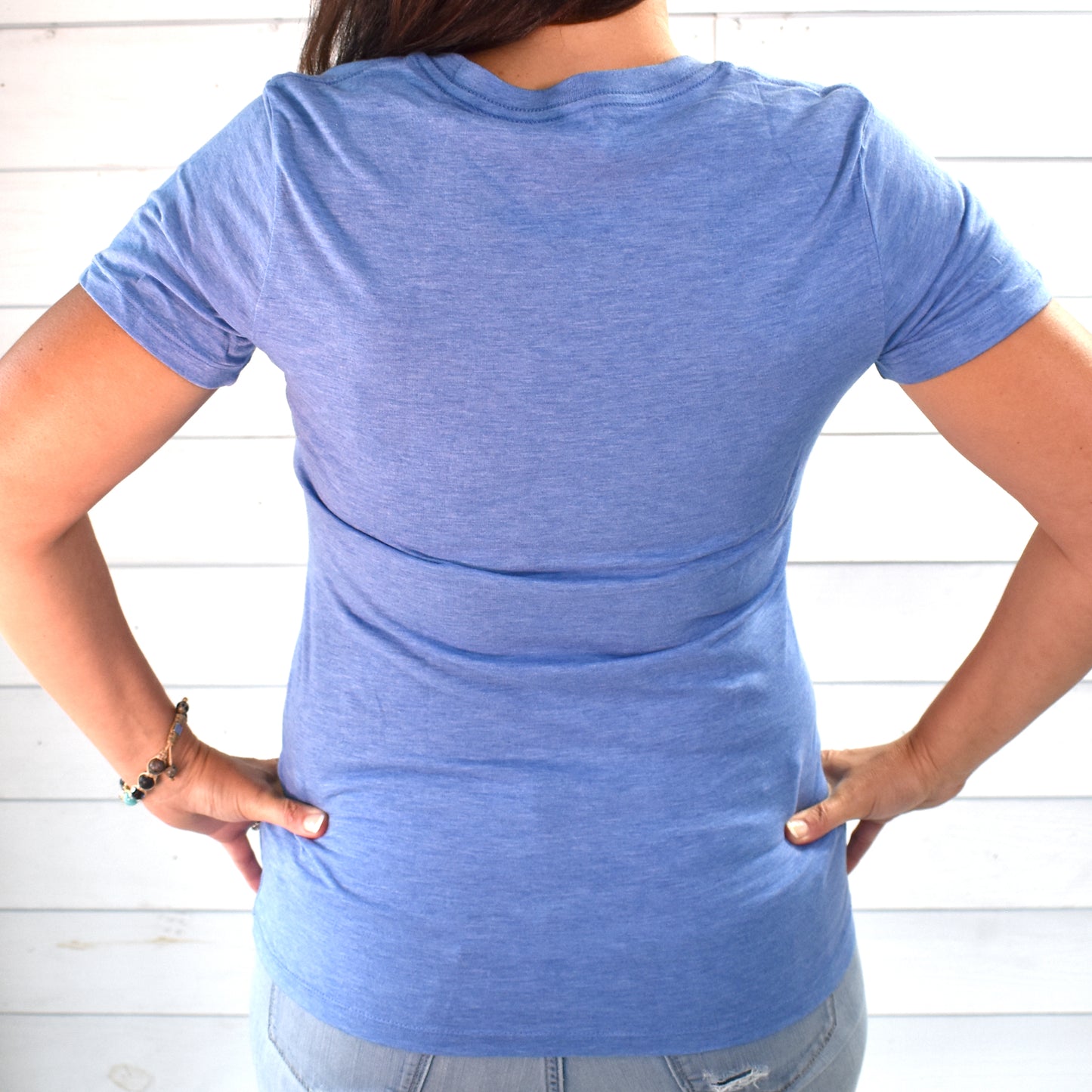 V-Neck T-Shirt - Light Blue