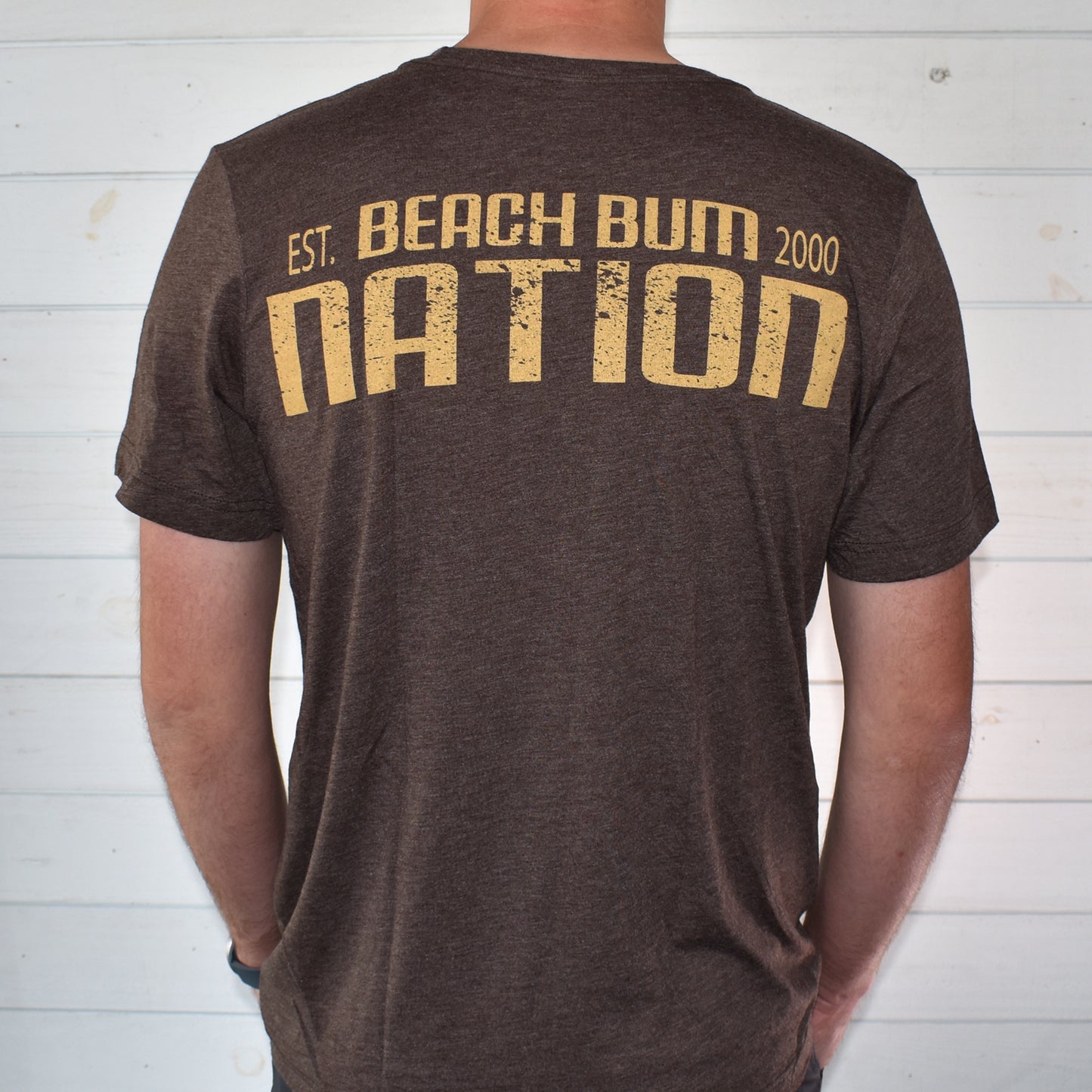 Tri-blend Travel Tee - Brown