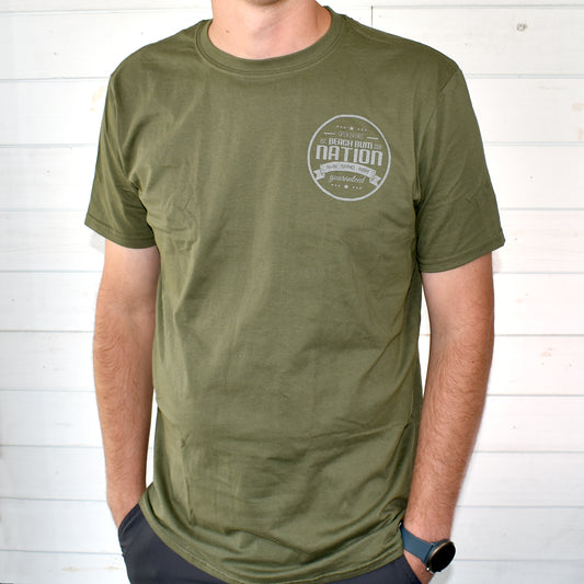 Travel Tee - Olive Green